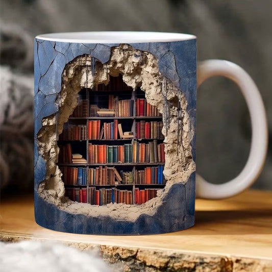3D Bookshelf Mug™ - Rightseason